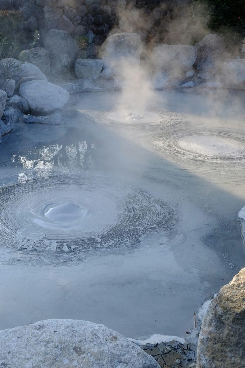 Korean hot springs and outdoor baths for winter