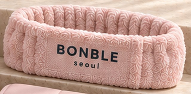 Pink terry BONBLE hair band